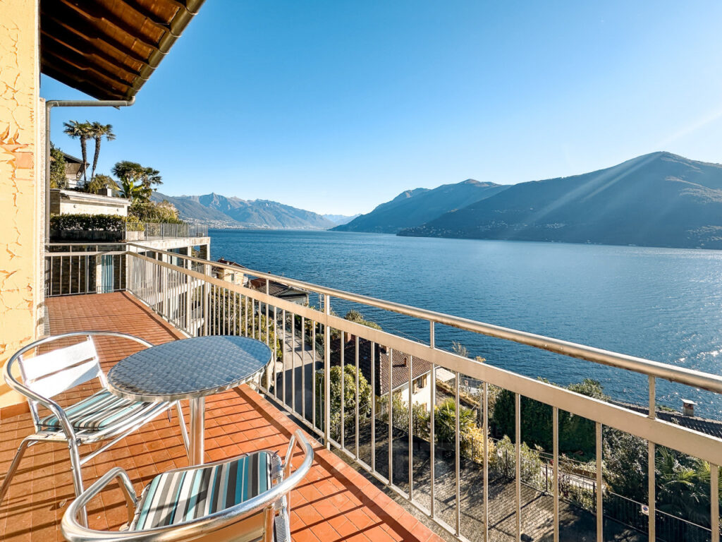 Villa indipendente a Cannobio con vista lago a 180°