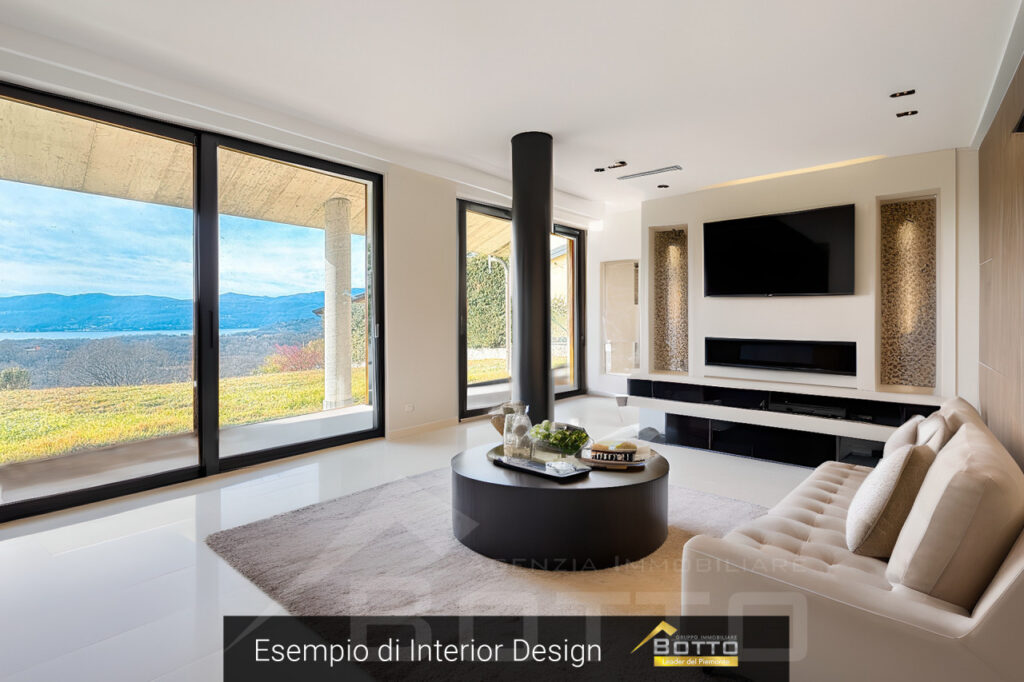 Villa indipendente in vendita a Besozzo, vista lago